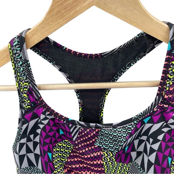 VICTORIA'S SECRET VSX Sport Player Racerback Sport Train Bra Multi Color Size M - Picture 2 of 7